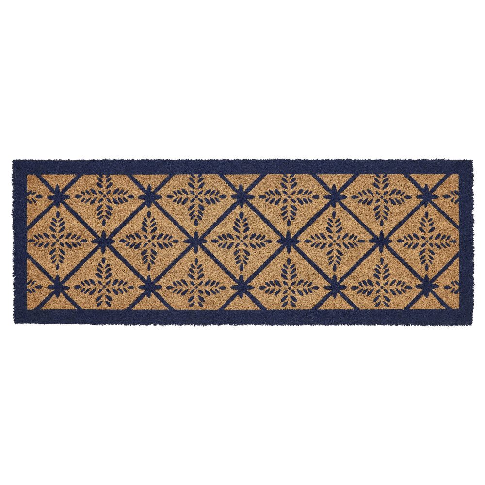 Charleston Mosaic Blue Coir Rug Rect 17x48 - Image 2