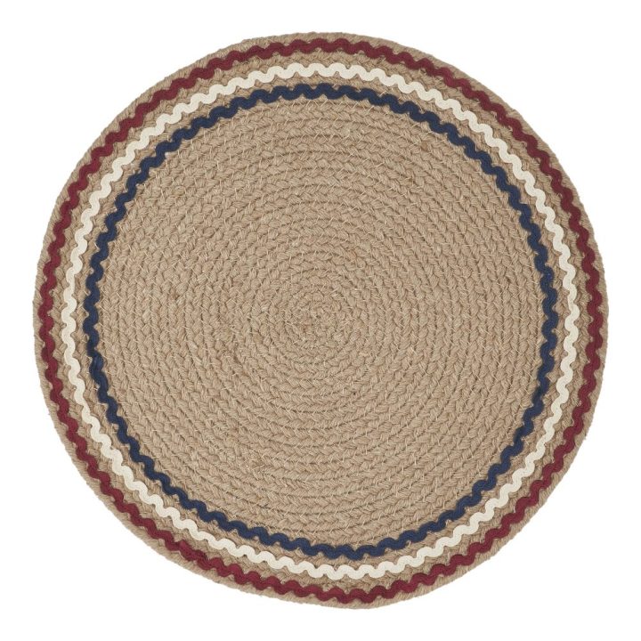 Ric Rac Bedding Red White Blue Ric Rac Trivet 12 Inch Diameter – eBedding4You