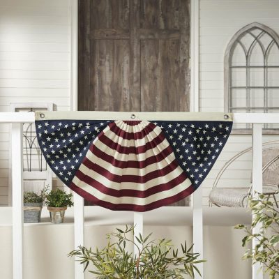 My Country Stars & Stripes Bunting Flag 18x36