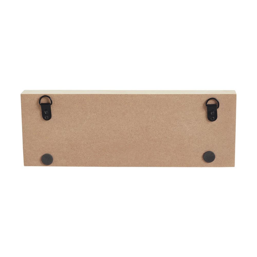 FREEDOM w/ Red Stars On Creme MDF Block Sign 4x11x1 - Image 4