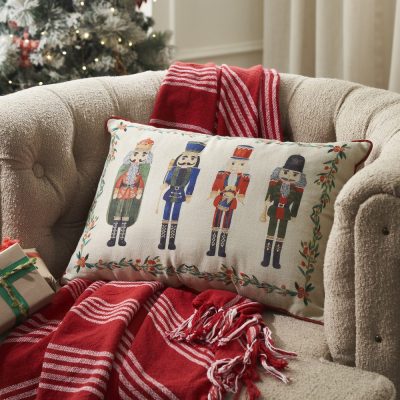 Traditional Nutcracker Pillow 14x20