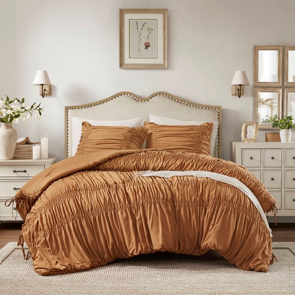 510 Design Mia Comforter Set in Brown, King 5DS10-0313 - Image 4