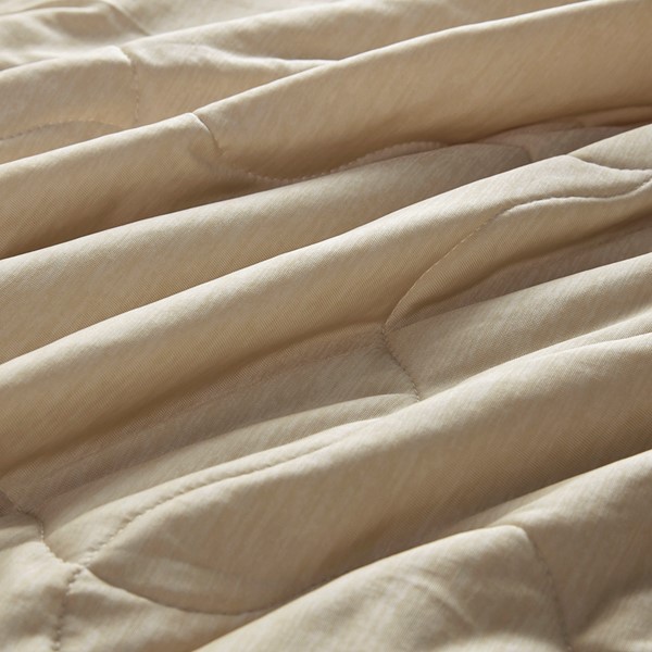 Sharper Image Cooling Touch Down Alternative Throw in Tan, 50x60" SI50-0022 - Image 5