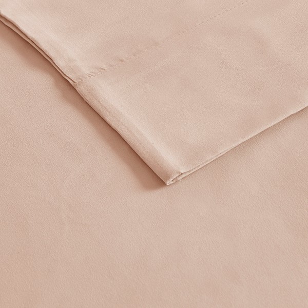 Madison Park Luxurious Brushed Microfiber Deep Pocket Sheet Set in Blush, Queen MP20-4391 - Image 2