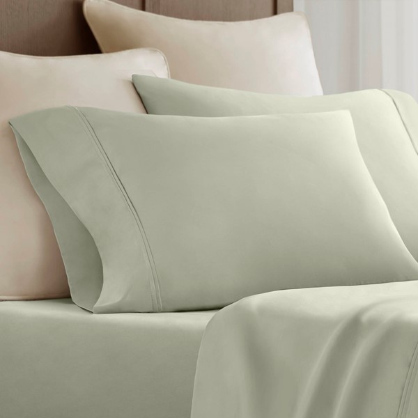 Harbor House 100% Egyptian Cotton Sateen Pillowcase Set in Sage, Standard Sham HHD21-1947 - Image 5