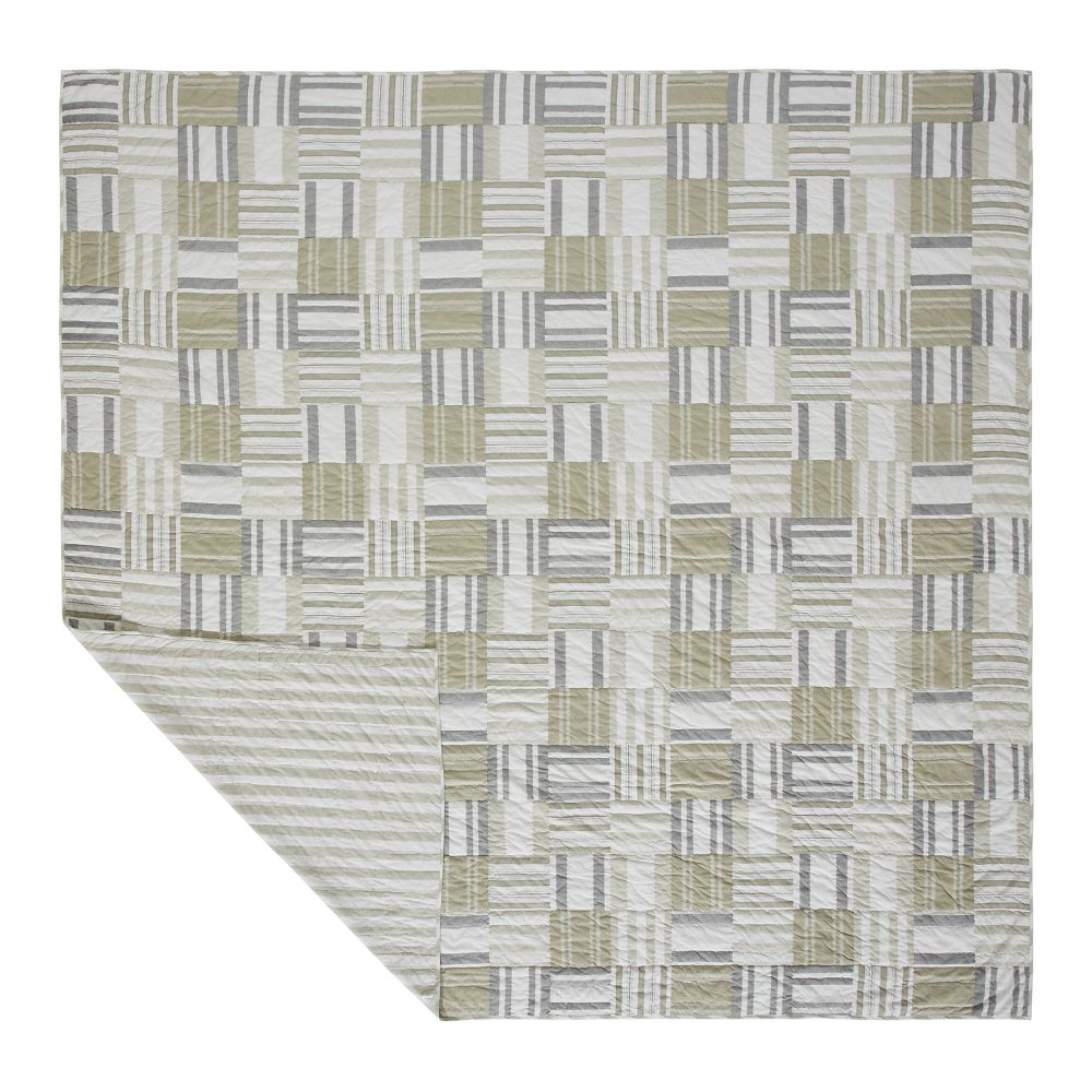 Finders Keepers King Quilt 106Wx97L 5pc Bundle (Quilt, Euro Shams, Shams) - Image 4