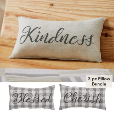 Finders Keepers Pillows 7x13 (3PC Bundle)