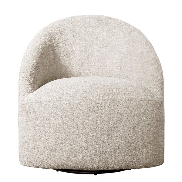 INK+IVY Bonn Upholstered 360 Degree Swivel Chair in Cream, One Size II103-0563 - Image 3