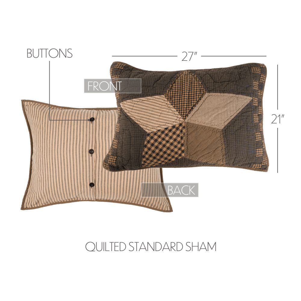 Farmhouse Star Standard Sham 21x27 - Image 5