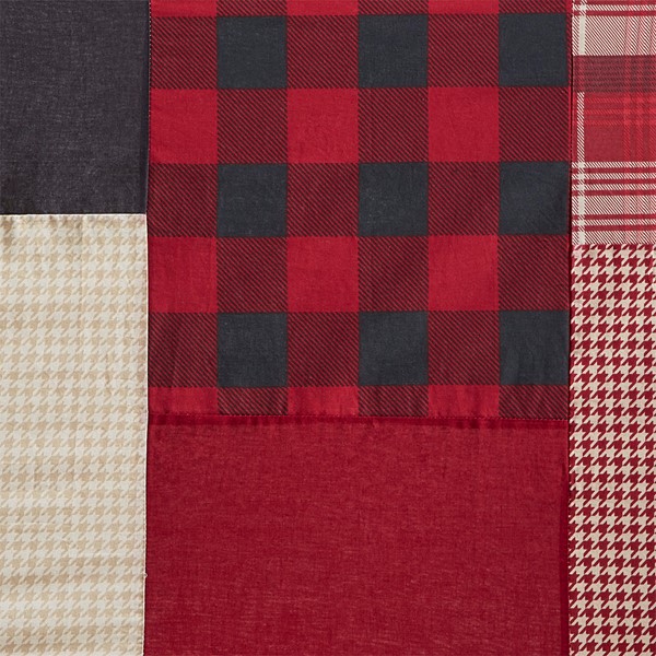 Woolrich Sunset 100% Cotton Shower Curtain in Red, 72x72" WR70-1814 - Image 4