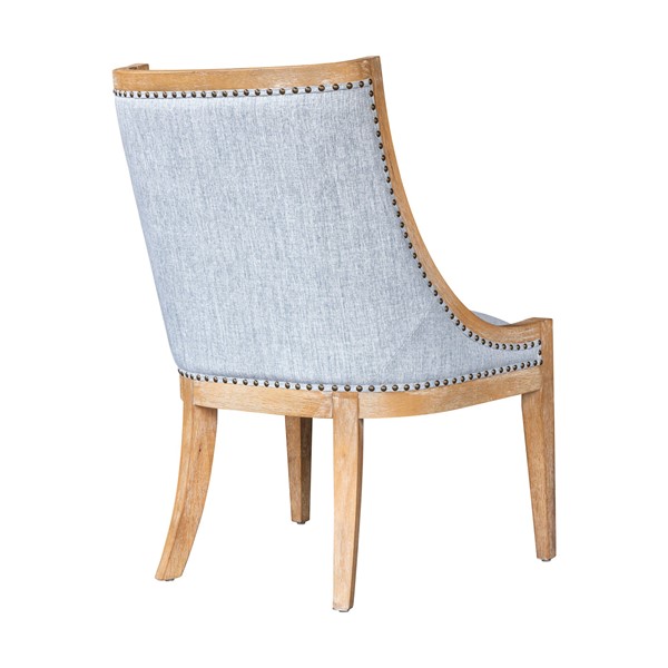Martha Stewart Elmcrest Upholstered Dining Chair with Nailhead Trim in Light Blue, One Size MT108-1216 - Image 5