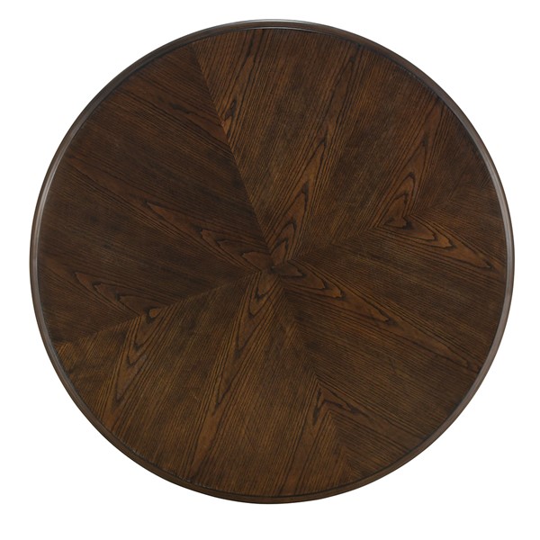 Martha Stewart Philippe Round Coffee Table with Shelf in Brown, One Size MT120-1202 - Image 7