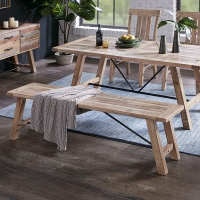 INK+IVY Sonoma Dining Bench in Natural, One Size II105-0313