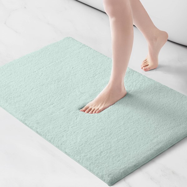 Madison Park Signature Marshmallow Bath Rug Collection in Seafoam, 24x72" MPS72-609 - Image 3