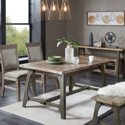 INK+IVY Oliver Extension Dining Table in Grey, One Size II121-0315
