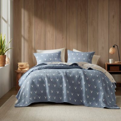 Woolrich Keystone Bedding Collection in Blue, Full/Queen WR13-4080