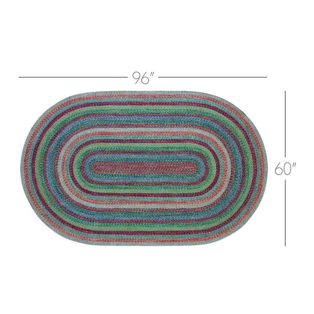 Multi Jute Rug Oval w/ Pad 60x96 - Image 3