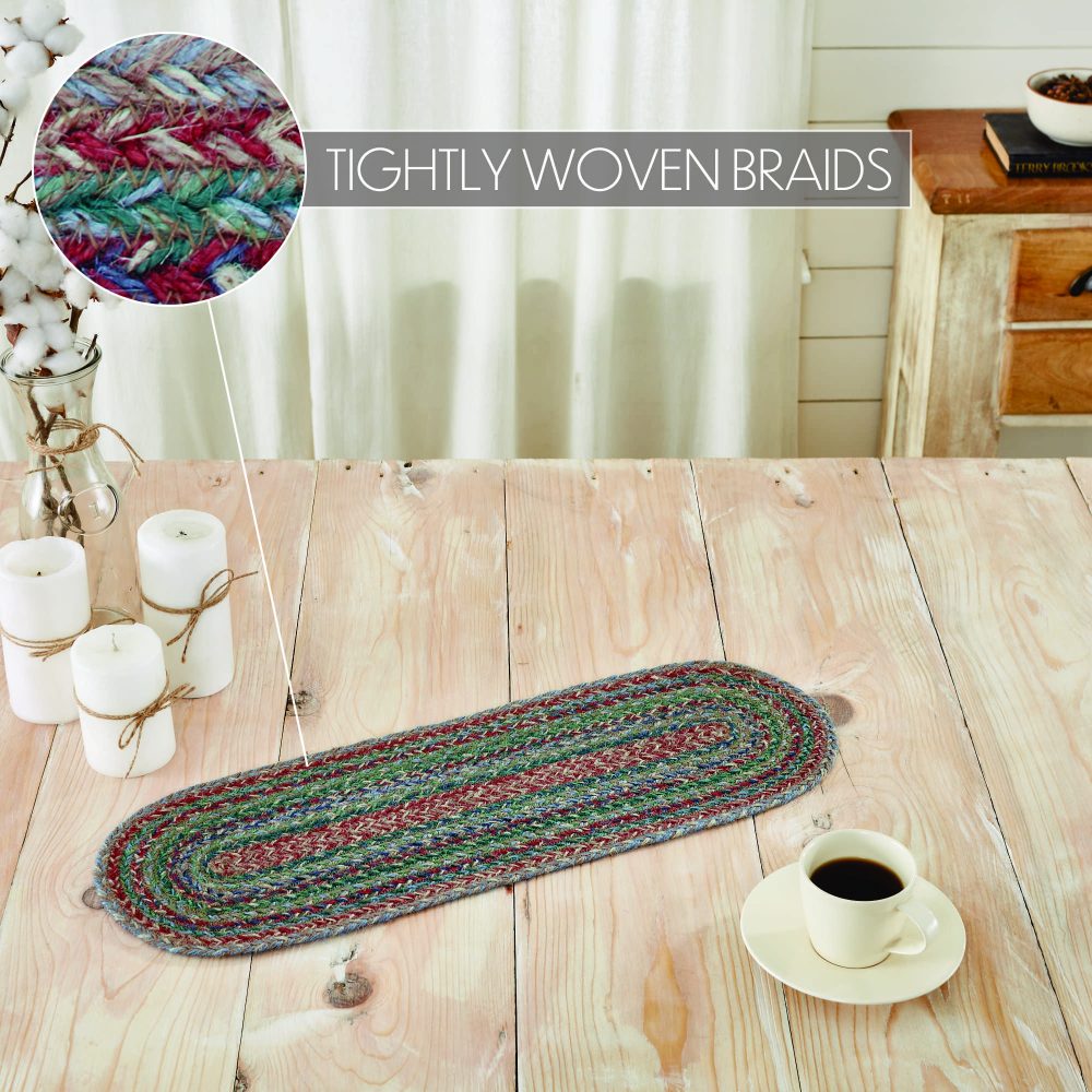 Multi Jute Oval Runner 8x24 - Image 4