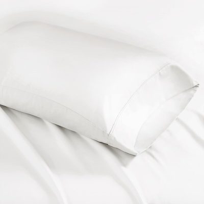Madison Park 1500 Thread Count Cotton Blend 2 PC Pillowcases in White, King MP21-4844