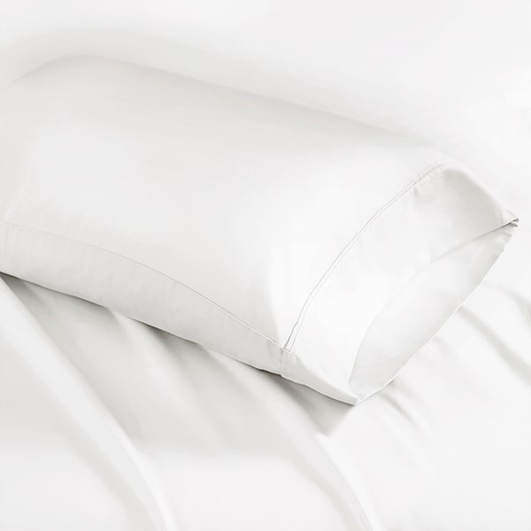 Madison Park 1500 Thread Count Cotton Blend 4 PC Sheet Set in White, Queen MP20-4840 - Image 2