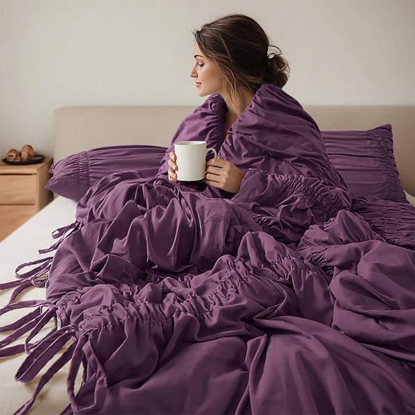 510 Design Mia Comforter Set in Purple, King 5DS10-0310 - Image 3