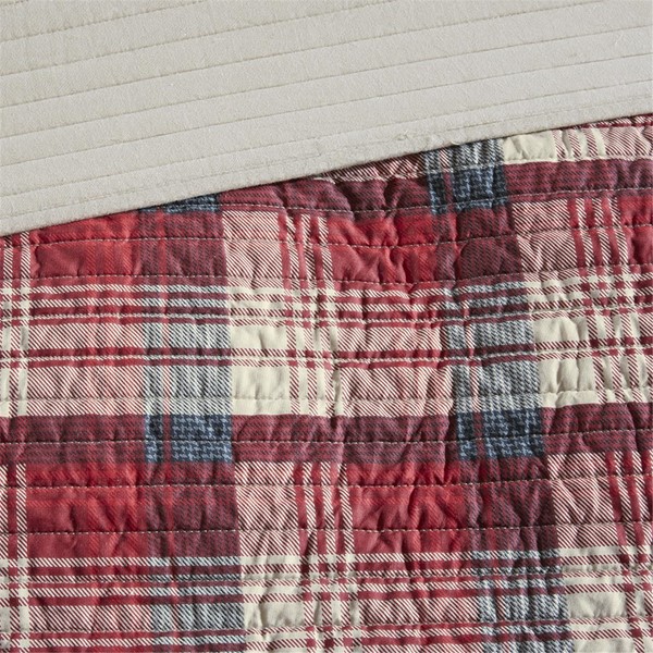 Woolrich Tasha Quilt Mini Set in Red, Full/Queen WR14-1785 - Image 5