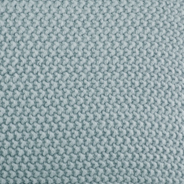 INK+IVY Bree Knit Euro Pillow Cover in Light Blue, 26x26" II21-1305 - Image 3
