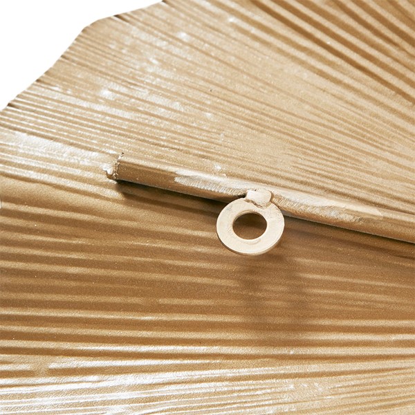 Madison Park Faye Gold Foil Metal Ginkgo Leaf Wall Decor in Gold, One Size MT167-0023 - Image 2