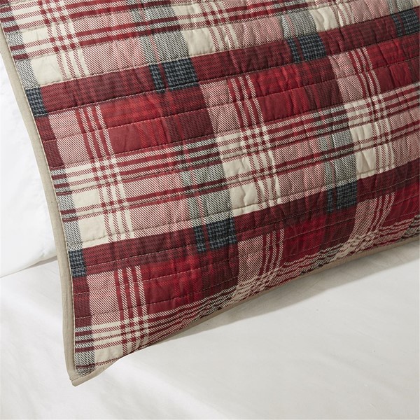Woolrich Tasha Quilt Mini Set in Red, Full/Queen WR14-1785 - Image 3