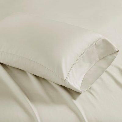 Madison Park 1500 Thread Count Cotton Blend 2 PC Pillowcases in Ivory, King MP21-4849