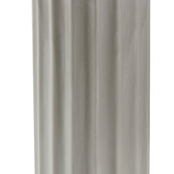 INK+IVY Glendale Ribbed Ceramic Table Lamp in Grey, One Size MT153-0051 - Image 2