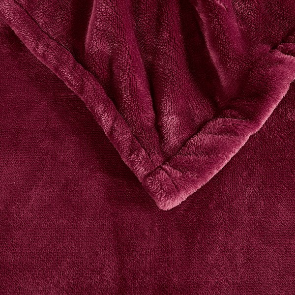Beautyrest Plush Heated Blanket in Red, Full BR54-0526 - Image 3