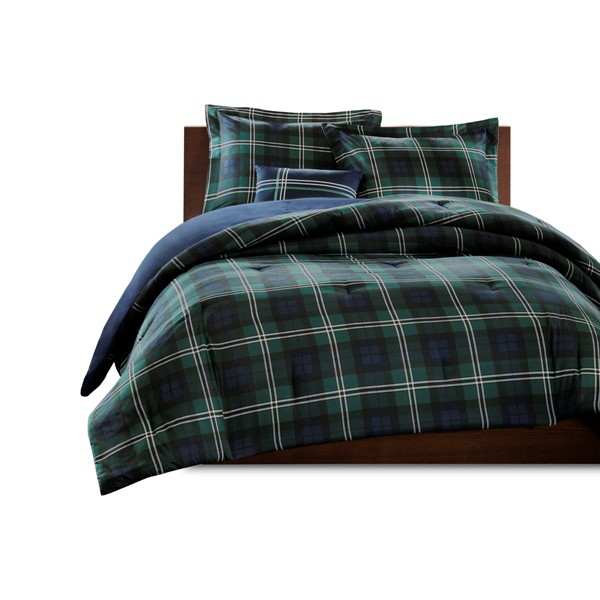 Mi Zone Brody Comforter Set in Blue, Twin/Twin XL MZ10-098 - Image 5
