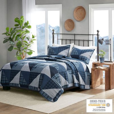 Woolrich Olsen Bedding Collection in Blue, Full/Queen WR13-3471