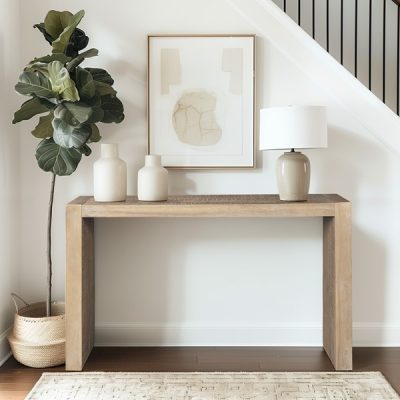 INK+IVY Monterey Counter-Height Wood Console Table (54"W) in Natural, 54"W II120-0575