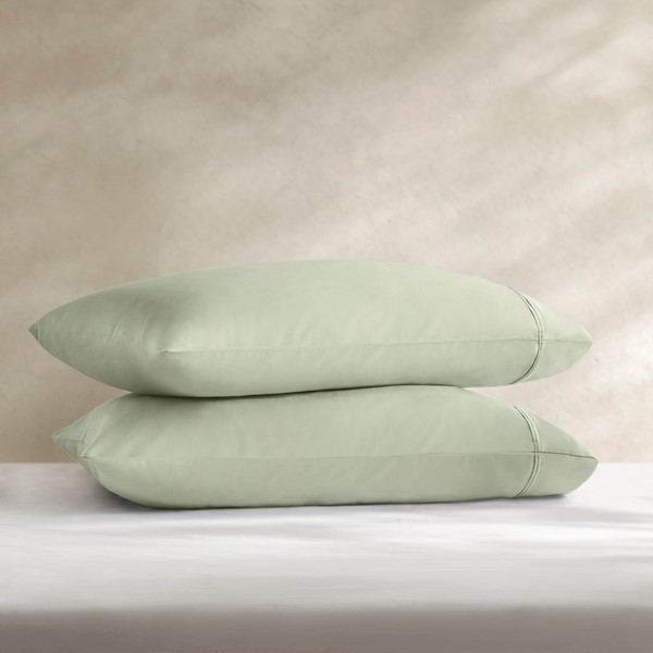 Harbor House 100% Egyptian Cotton Sateen Pillowcase Set in Sage, Standard Sham HHD21-1947 - Image 4