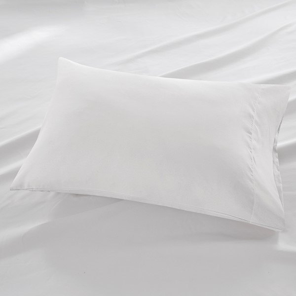 Madison Park Luxurious Brushed Microfiber Deep Pocket Sheet Set in White, King MP20-1178 - Image 2