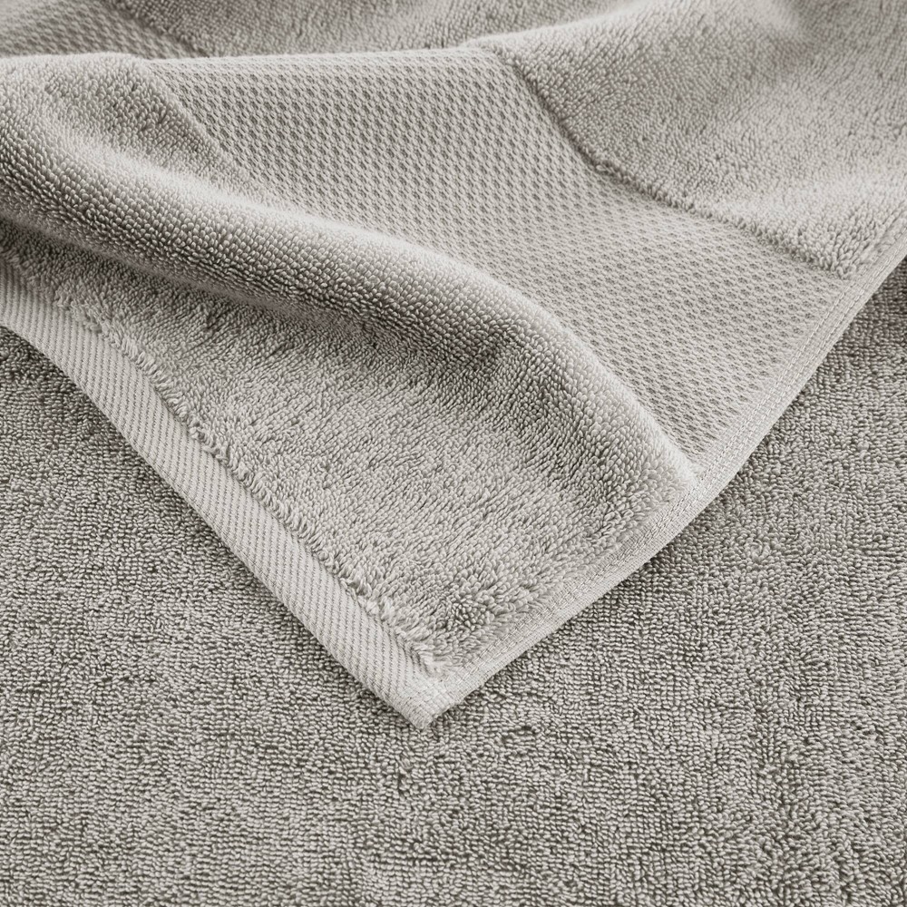 Madison Park Signature Turkish 100% Cotton Bath Sheet 2 Piece Set in Grey, 35x70" - 2PK MPS73-533 - Image 5