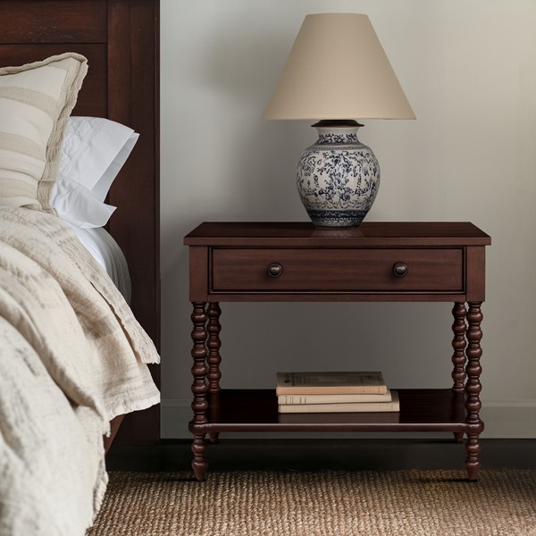 Madison Park Signature Beckett Large Nightstand in Morocco Brown, One Size MPS136-0340