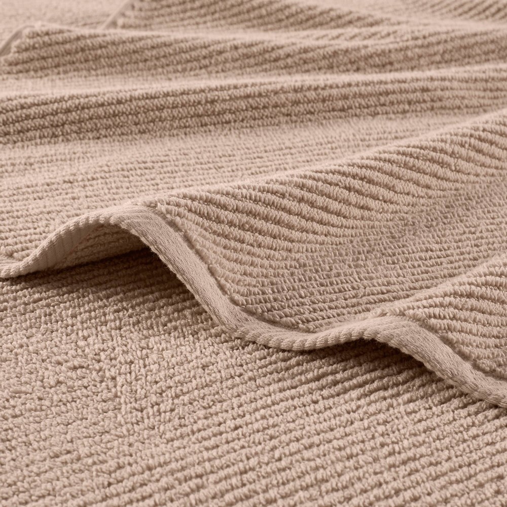 Madison Park Diagonal Ribbed in Beige, 6-Piece MP73-8865 - Image 7