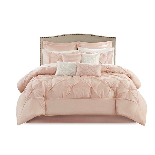 Madison Park Essentials Joella 24 Piece Room in a Bag in Blush, Cal King MPE10-811 - Image 3