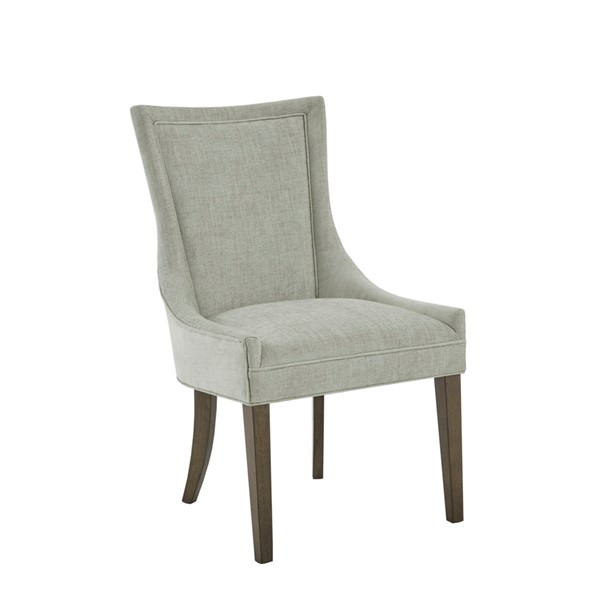 Madison Park Signature Ultra Upholstered Dining Side Chairs with wood legs (Set of 2) in Light Green Multi, Set of 2 MPS108-0296 - Image 2