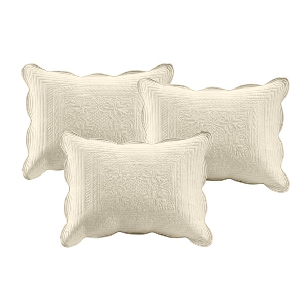 Madison Park Tuscany 6 Piece Reversible Scalloped Edge Daybed Cover Set in Cream, Daybed MP13-5024 - Image 2