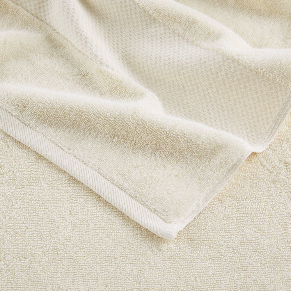 Madison Park Signature Turkish Cotton 6 Piece Bath Towel Set in Natural, 6-Piece MPS73-318 - Image 3