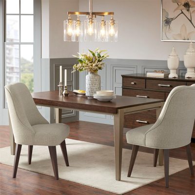 Martha Stewart Holls Dining Chair (set of 2) in Beige, Set of 2 MT108-0093