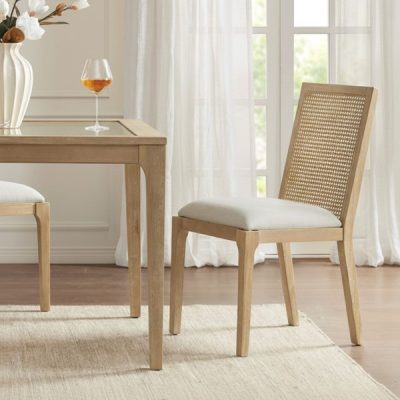 Madison Park Canteberry Dining Chair (set of 2) in Natural, Set of 2 MP108-1060