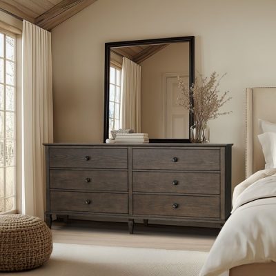 Madison Park Signature Victoria 6-drawer wood dresser (70") in Antique Brown, One Size MPS137-0316
