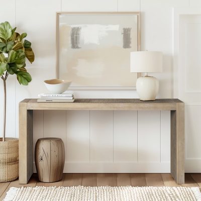 INK+IVY Monterey Counter-Height Wood Console Table (64"W) in Natural, 64"W II120-0459