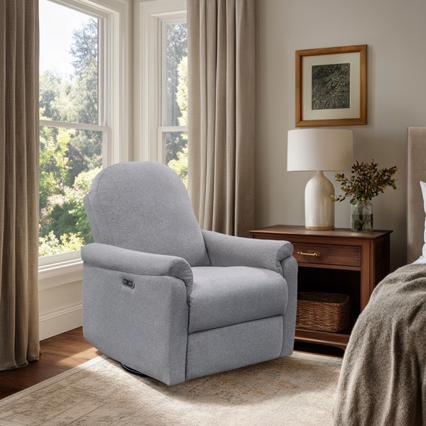 Madison Park Elio 3 in1 Power Recliner in Light Grey, One Size MP103-1296 - Image 3
