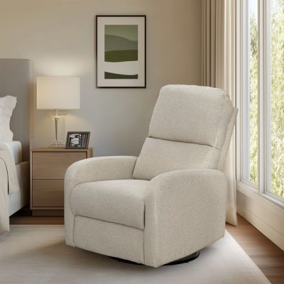 INK+IVY Dakota Power Recliner 3-in-1 with Swivel, Glider, Charging Station in Beige, One Size II103-0600